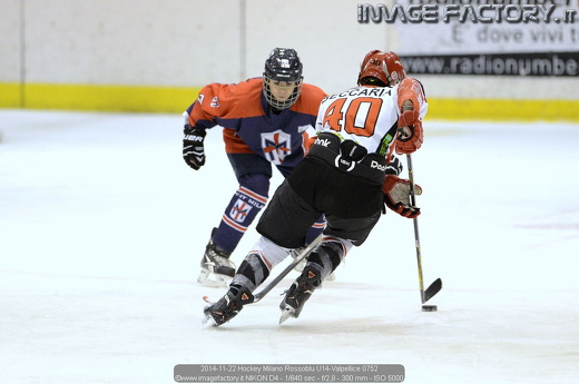 2014-11-22 Hockey Milano Rossoblu U14-Valpellice 0752